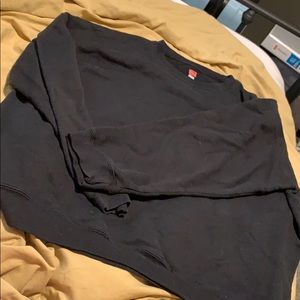 Black crew neck